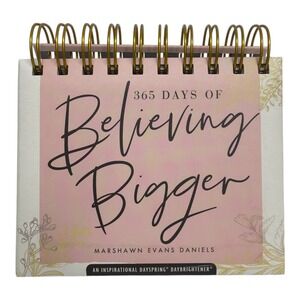 DaySpring Marshawn Evans Daniels Believing Bigger Perpetual Calendar LG Print